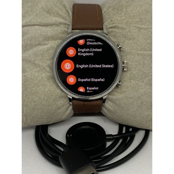 Fossil Gen 4 Authentic Digital Dial Smart Watch Custom Band FTW6017 ZA442 - Picture 1 of 12